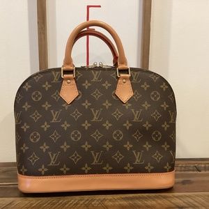 Authentic Louis Vuitton Monogram Alma PM Satchel Handbag